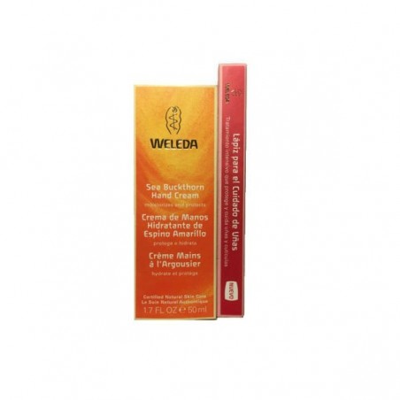 Comprar WELEDA CREMA DE MANOS H. ESPINO AMARILLO 50 ML + LÁPIZ CUIDADO DE UÑAS 2,2 ML