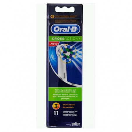 Comprar ORAL-B RECAMBIO CEPILLO CROSS ACTION 3UND