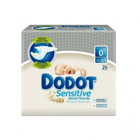 Comprar DODOT SENSITIVE R. NACIDO T0 ( 1-3 KG) 24 UDS