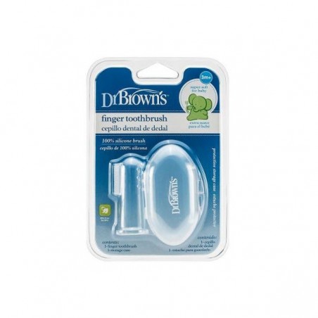 Comprar DR BROWNS CEPILLO DENTAL DE DEDO + FUNDA