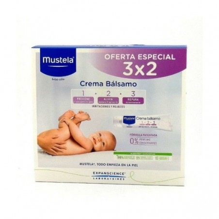 Comprar MUSTELA 3 X 2 CREMA BÁLSAMO 1 2 3