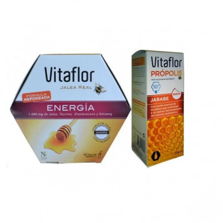 Comprar VITAFLOR ENERGÍA 20 VIALES+JARABE 200 ML GRATIS