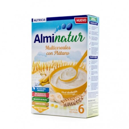 Comprar ALMINATUR MULTICEREALES CON PLÁTANO 250 G