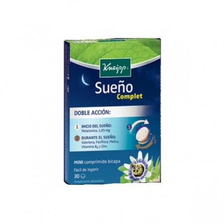 Comprar KNEIPP SUEÑO COMPLET 30 COMPRIMIDOS 