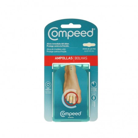 Comprar COMPEED AMPOLLAS DEDOS PIES 8 UDS