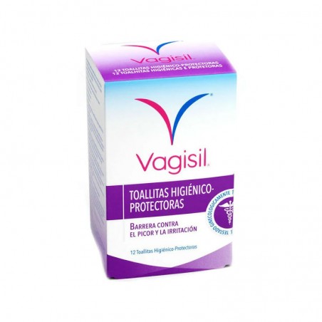 Comprar VAGISIL TOALLITAS HIGIÉNICO-PROTECTORAS 12 UDS