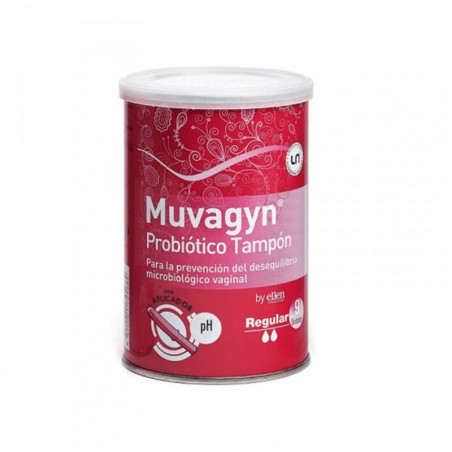 Comprar MUVAGYN PROBIÓTICO TAMPÓN REGULAR 9 UDS