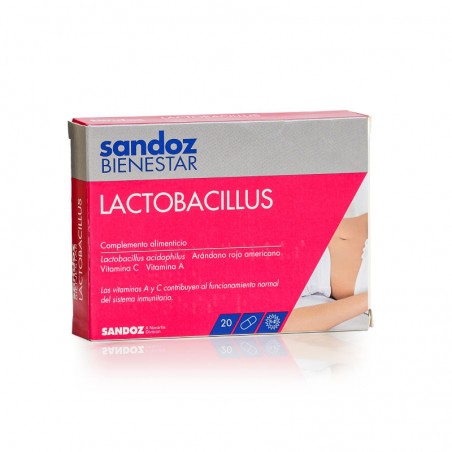 Comprar SANDOZ BIENESTAR LACTOBACILLUS 20 CÁPSULAS