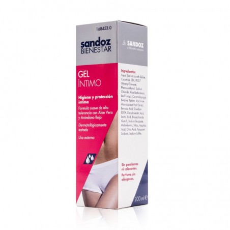 Comprar SANDOZ BIENESTAR GEL ÍNTIMO 200 ML