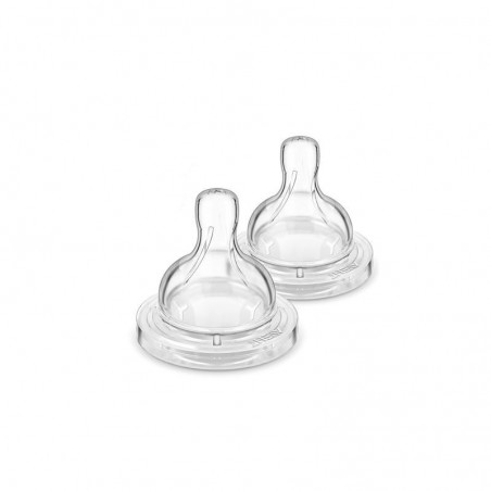 Comprar AVENT TETINA CLASICA LIQUIDOS ESPESOS 6M+ 2 UDS