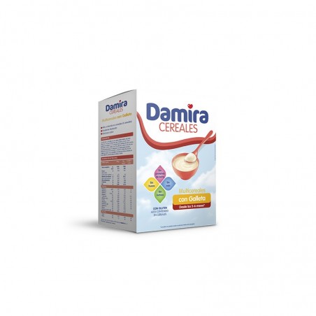 Comprar DAMIRA MULTICEREALES CON GALLETA 600 G