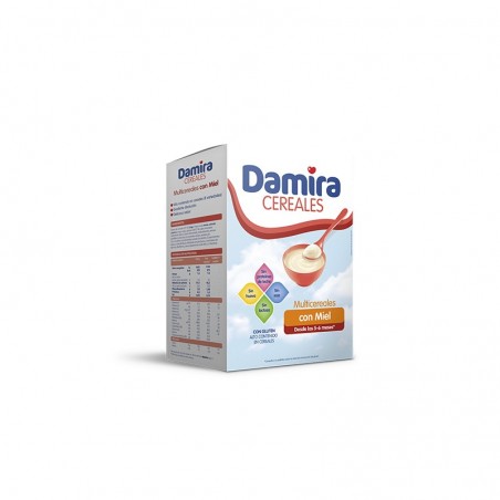 Comprar DAMIRA MULTICEREALES CON MIEL 600 G