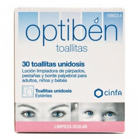 Comprar OPTIBEN 30 TOALLITAS UNIDOSIS