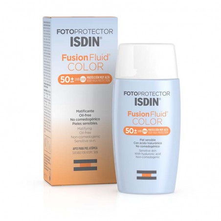 Comprar FUSION FLUID SPF 50+ COLOR FOTOPROTECTOR ISDIN 50 ML