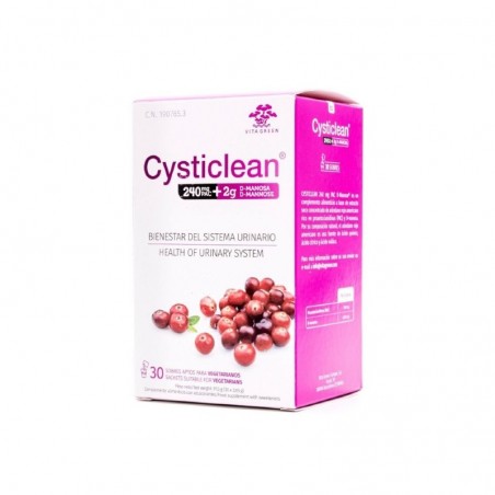 Comprar cysticlean 240 mg pac + 2 g d-manosa 30 sobres