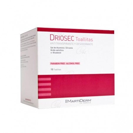 Comprar TOALLITAS DRIOSEC 15 UDS