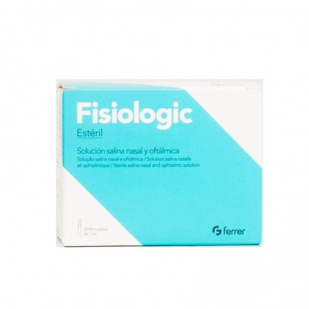 Comprar FISIOLOGIC SOLUCIÓN SALINA NASAL Y OFTÁLMICA 5 ML 30 UDS