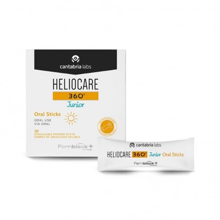 Comprar HELIOCARE 360º JUNIOR ORAL 20 STICKS