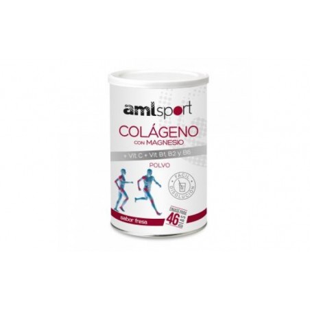 Comprar AMLSPORT COLAGENO CON MAGNESIO VIT C B1 B2 B6 FRESA 350 G