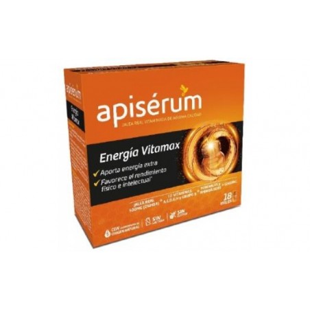 Comprar APISERUM ENERGÍA VITAMAX 18 VIALES