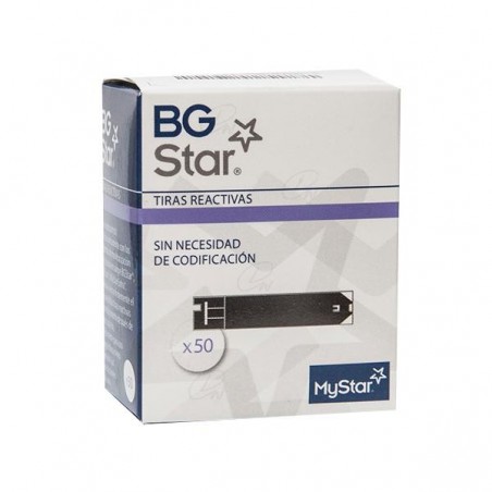 Comprar BGSTAR TIRAS REACTIVAS GLUCEMIA 50 UDS