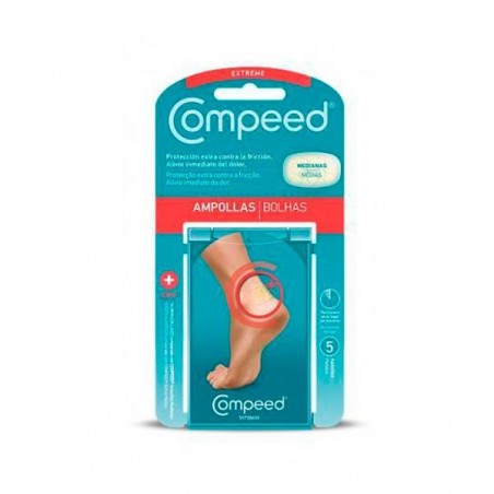 Comprar COMPEED AMPOLLAS EXTREME MEDIANA 5 UDS