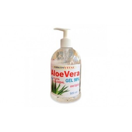 Comprar GEL ALOE VERA con plata coloidal 500ml.