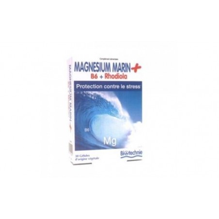 Comprar MAGNESIO MARINO B6 rhodiola 30cap. BIOTECHNIE