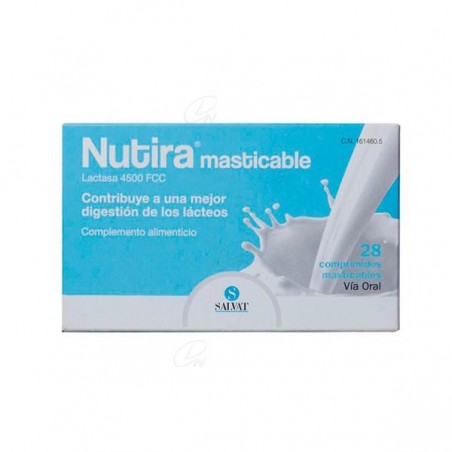 Comprar NUTIRA LACTASA 4500 FCC al mejor precio en Farmacia4Estaciones, tu farmacia online Comprar NUTIRA LACTASA 4500 FCC
