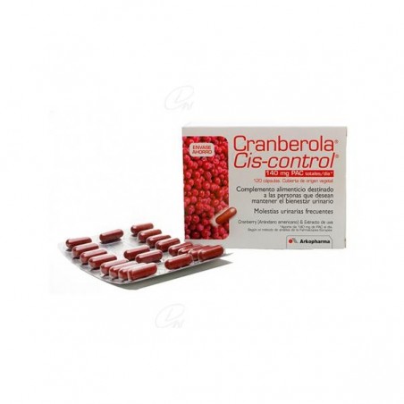 Comprar CRANBEROLA CISCONTROL ARANDANO AMERICANO 140 MG 120 CAPS