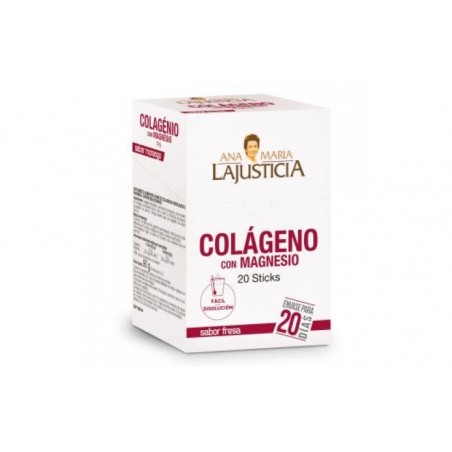 Comprar COLAGENO con MAGNESIO sabor fresa 20sticks