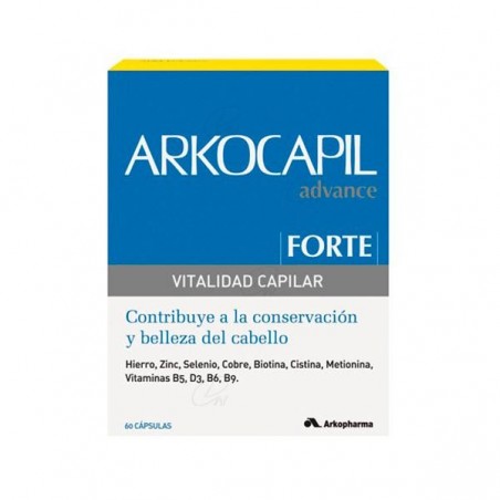 Comprar ARKOCAPIL FORTE VITALIDAD CAPILAR 60 CAPS