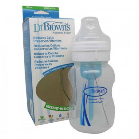 Comprar Biberón Dr Brown´s boca ancha Nivel 2 300ml al mejor