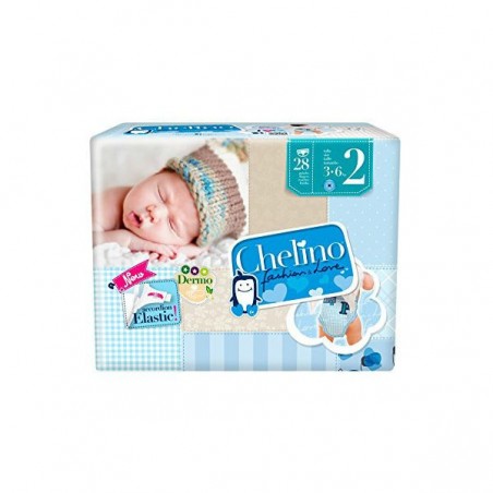 Comprar PAÑAL INFANTIL CHELINO T - 2 (3 - 6 KG) 28 UDS
