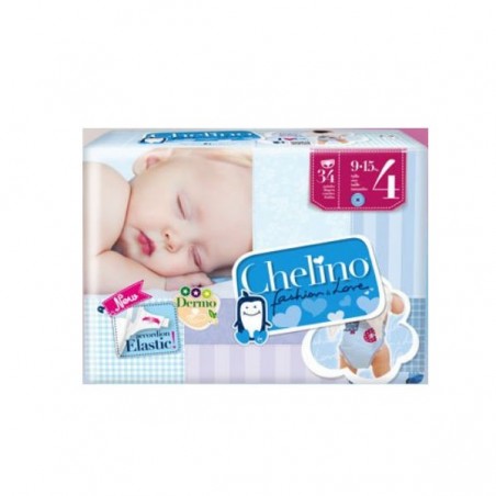 Comprar PAÑAL INFANTIL CHELINO T - 4 (9-15 KG) 34 UDS