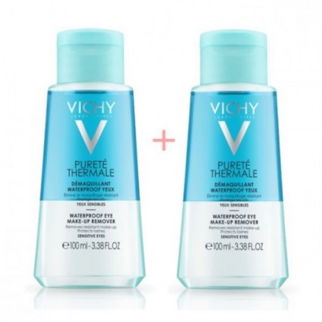 Comprar VICHY PURETÉ THERMALE DESMAQUILLANTE BIFÁSICO WATERPOOF OJOS Y LABIOS 2 X 100 ML