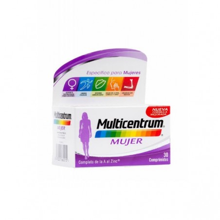 Comprar MULTICENTRUM MUJER 30 COMP