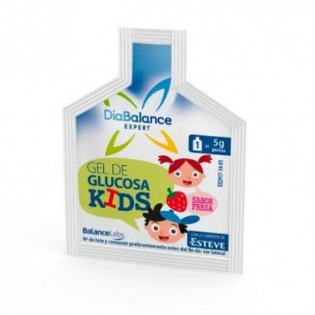 Comprar DIABALANCE GEL GLUCOSA KIDS (CAJA 8 SOBRES DE 12,5G)