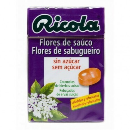 Comprar RICOLA CARAMELOS S/A FLOR SAUCO 50 G.