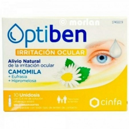 Comprar OPTIBEN OJOS IRRITADOS 10UDS