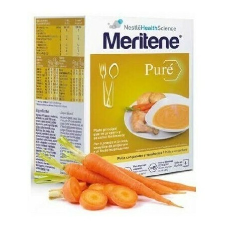 Comprar MERITENE PURE POLLO CON PATATAS Y ZANAHORIAS 450