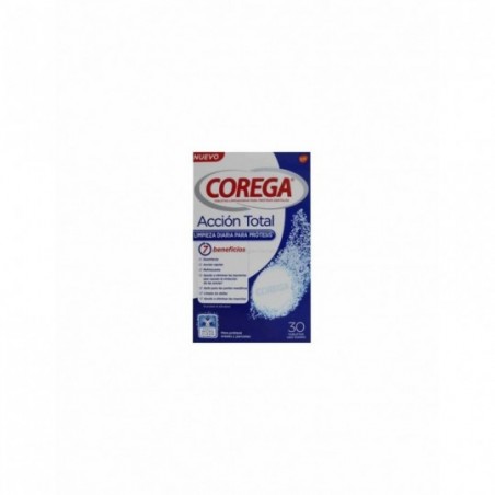 Comprar COREGA ACCION TOTAL LIMPIADOR LIMPIEZA PROTESIS 30 TABLETAS