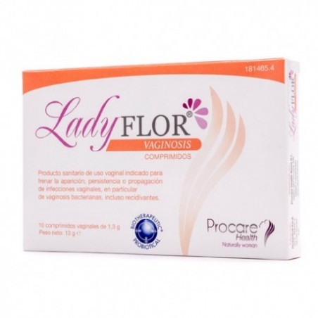 Comprar LADYFLOR VAGINOSIS 10 COMPRIMIDOS VAGINALES