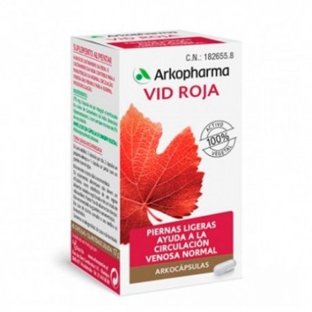 Comprar ARKOPHARMA VID ROJA 84 CÁPSULAS