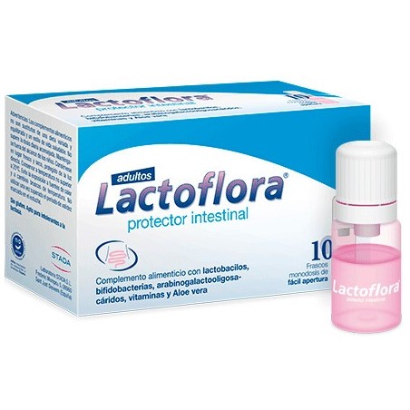 Comprar LACTOFLORA PROTECTOR INTESTINAL ADULTO 10 VIALES