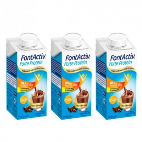 Comprar FONTACTIV FORTE PROTEIN CHOCOLATE 3 X 200 ML