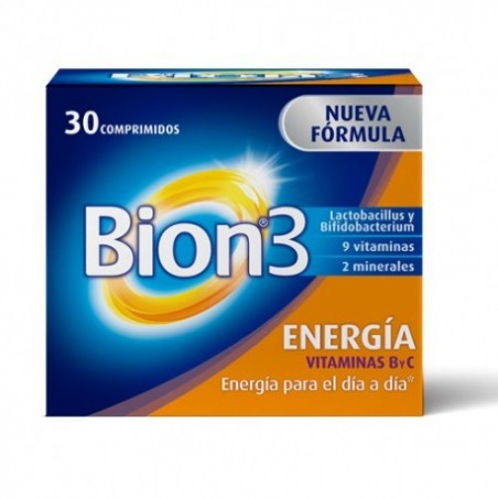 Comprar BION3 ENERGÍA VITAMINA B Y C 30 COMPRIMIDOS