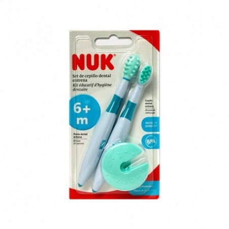 Comprar NUK SET CEPILLO DENTAL ENTRENA +6 MESES