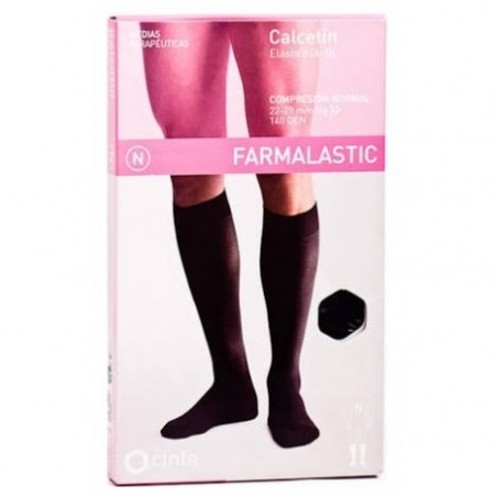 Comprar FARMALASTIC CALCETÍN COMPRESIÓN NORMAL NEGRO TALLA P