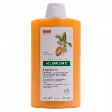 Comprar KLORANE CHAMPU NUTRITIVO A LA MANTECA DE MANGO 400 ML